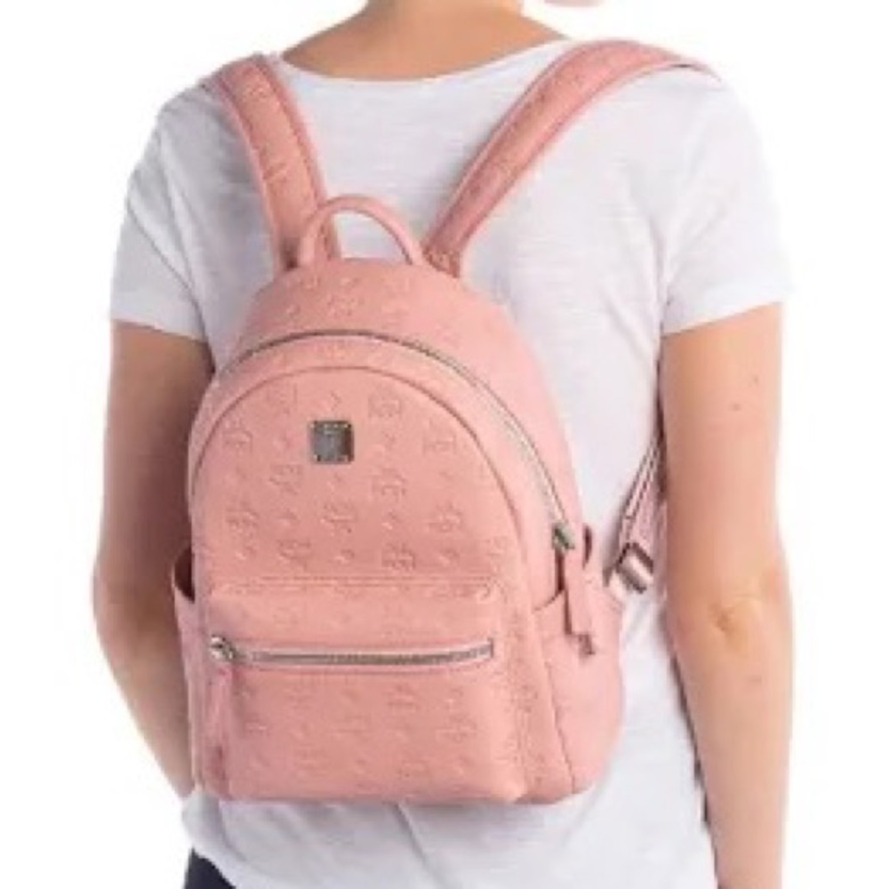 Pink MCM backpack BARELY USED
